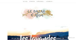 Desktop Screenshot of lebazardalison.com